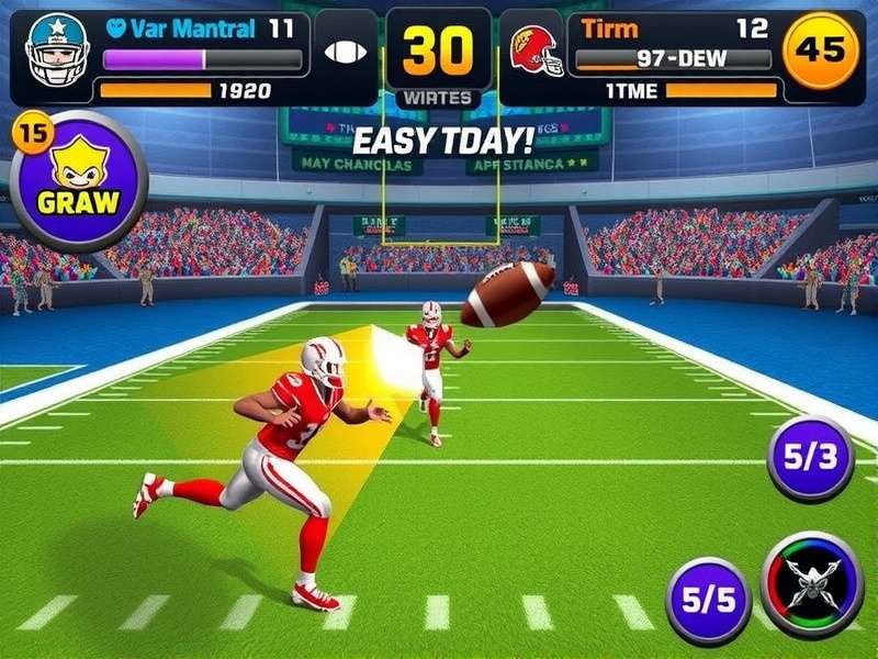 Super Bowl Warriors bowling interface